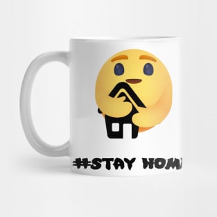 STAY HOME WITH TREND Care FACE EMOGI BOOK Mug